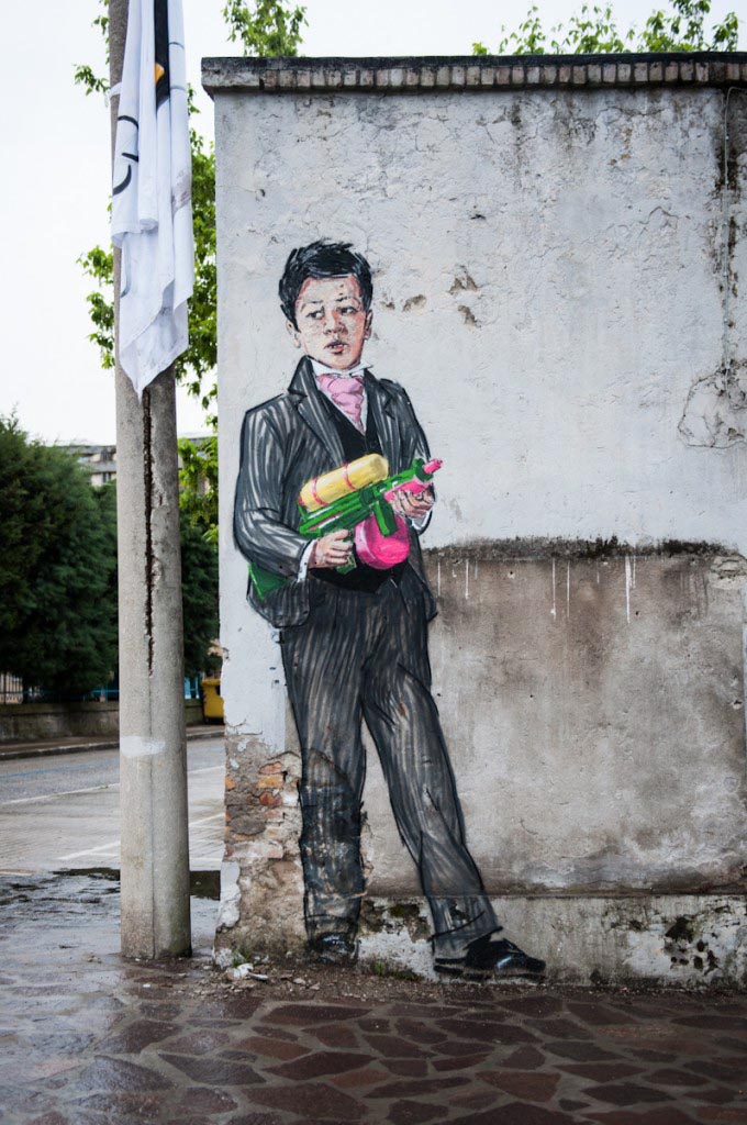 Ernest Zacharevic in Gaeta by FlaviaFiengo