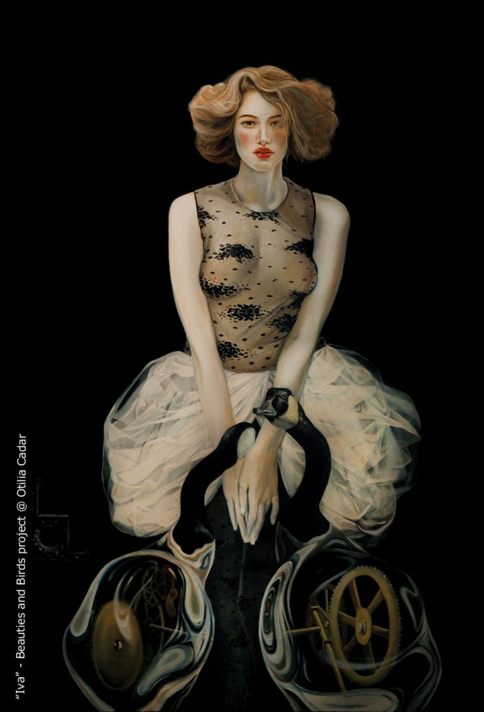 Iva - Beauties and Birds project @ Otilia Cadar - 150x100 cm