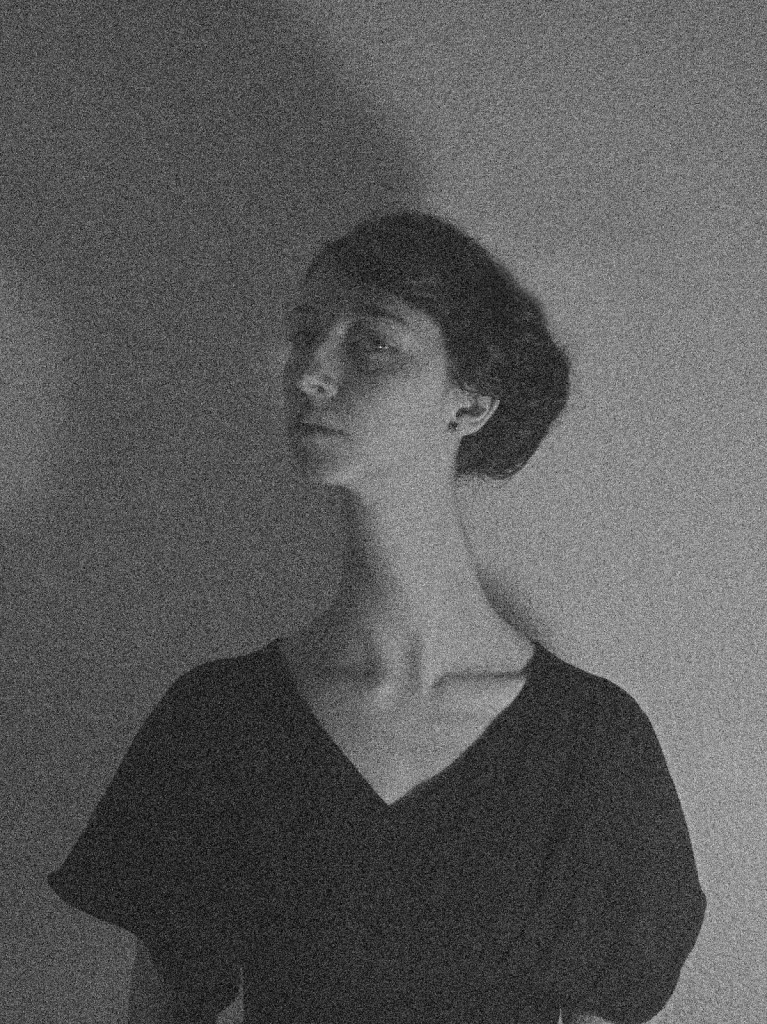 Self portrait with long neck