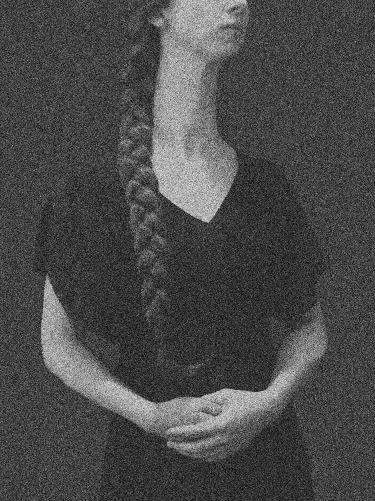 Self portrait with long neck