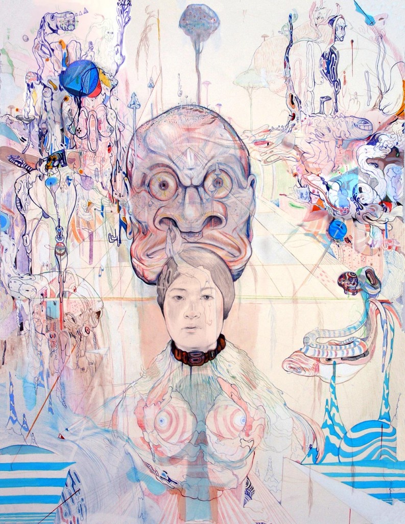 mixed media on paper