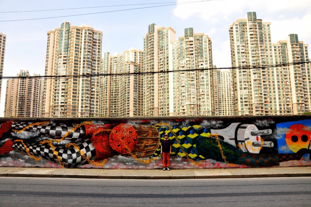Mural in Shanghai