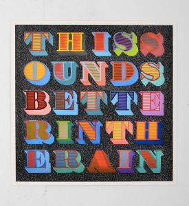 Ben Eine - This Sounds Better In The Rain