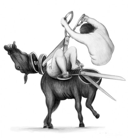 BrunoPontiroli, graphite on paper, 24 x 22 cm, 2013