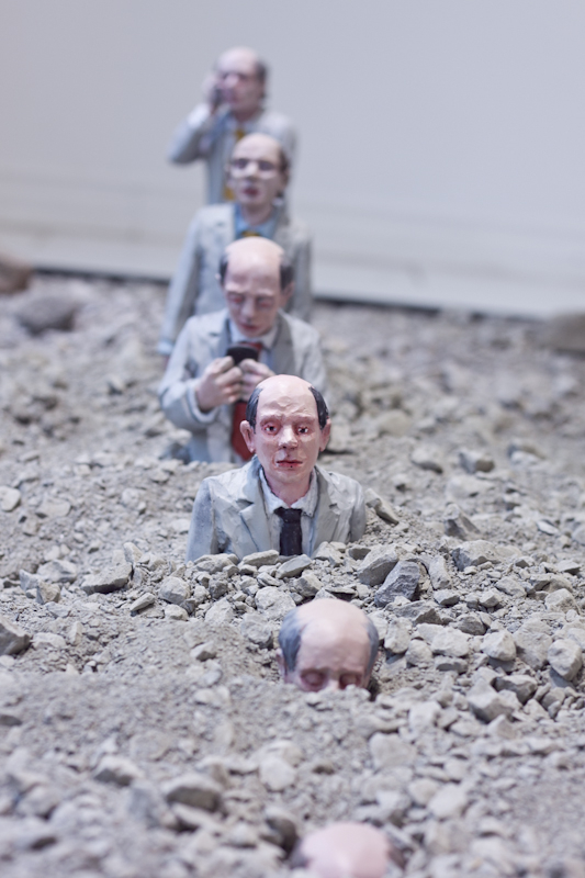 Isaac Cordal / Photo: C.O.A. Gallery