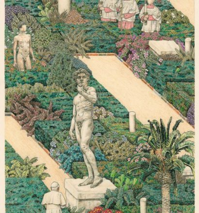 Christopher Channing Daniels – Bad Kids, crayon and pencil on paper, 17.5'' x 12.5''