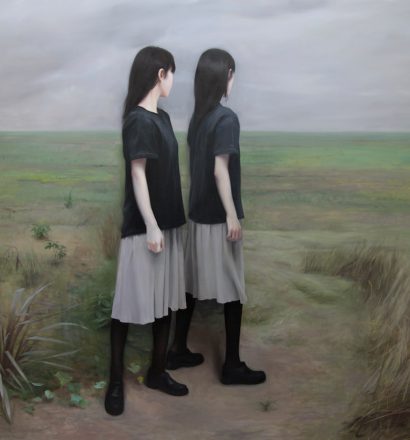 Xue Ruozhe - Cancelled Landscape 被取消的风景 200 x 250 cm, oil on linen, 2015